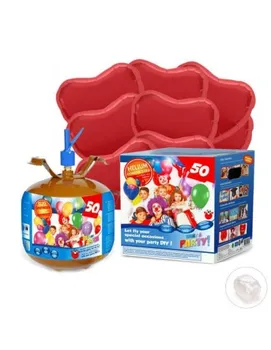 

30 Heart balloons with Helium for Valentines Polyamide