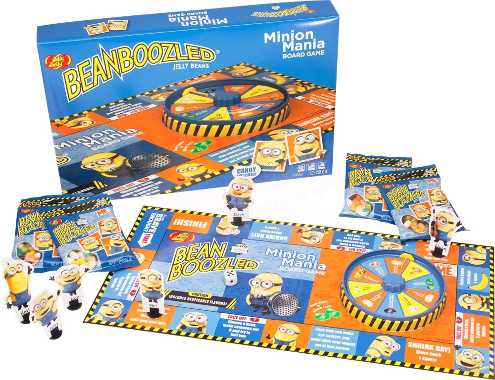 Candy Jelly Belly Bean Boozled minion board game 216 gr.