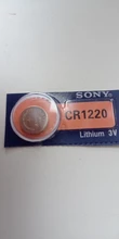 2 unids/lote Original SONY CR1220 baterías de botón de la célula CR 1220 3V batería de botón de litio BR1220 DL1220 ECR1220 LM1220