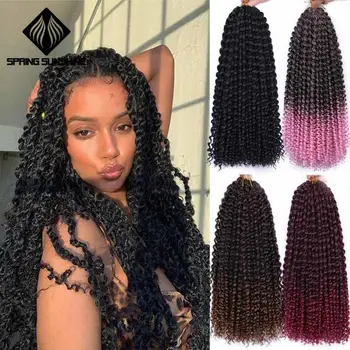 

18inch Passion Twist Hair Synthetic Kinky Twist Ombre Twist Crochet Braid Hair Extension Spring Twist Hair 22strands/pack