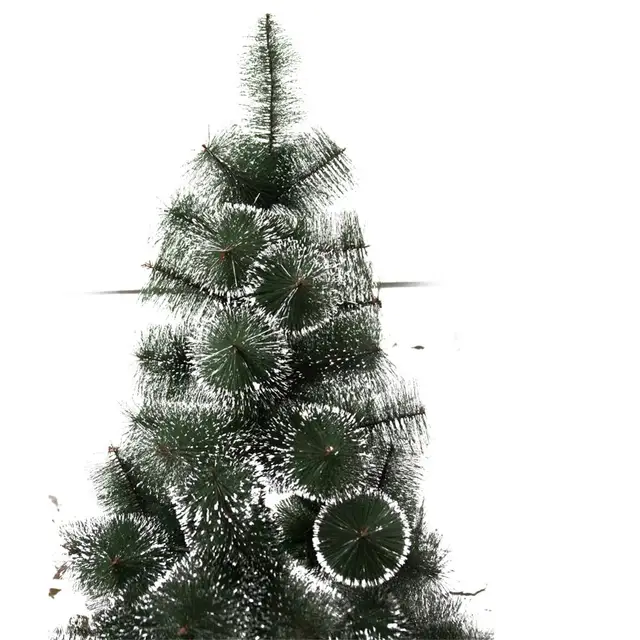 New Year's artificial Christmas tree fir pine fluffy green with cones and snow on the tips 60/90/20/150/180/210/240/300 cm 8