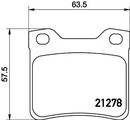 Колодки тормозные дисковые задн. 406(8B) 406 Break(8E/F) 406 C