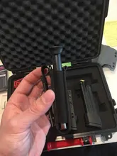 Caza táctico MOLLE bolsa de una sola revista abierto elástico revista titular de la bolsa de herramientas para la mayoría de las armas