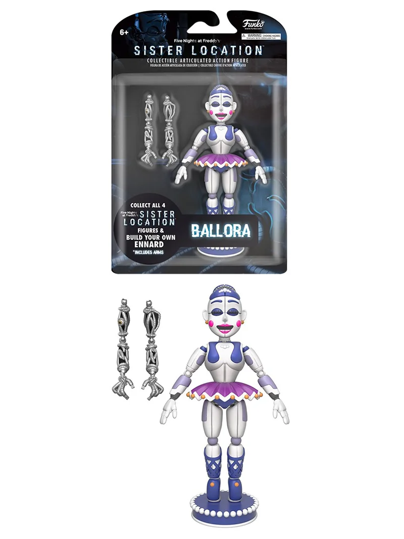 Подвижная фигурка ФНАФ Балора Пять ночей с Фредди Ballora Action Figure Five Nights at Freddy’s