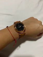 Reloj de pulsera informal de cuero para mujer, de cuarzo, con cielo estrellado, femenino