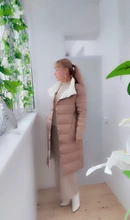 Coat Long-Jacket Double-Sided-Down Winter Women Parkas Snow-Outwear Fitaylor Warm Plus-Size