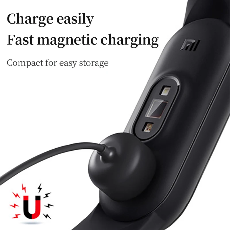 Original Xiaomi Mi Band 7 6 5 Charger Magnetic Charger for MiBand 6 Usb Fast Charging Cable Adapter Wire 1M Smart AccessoriesNFC