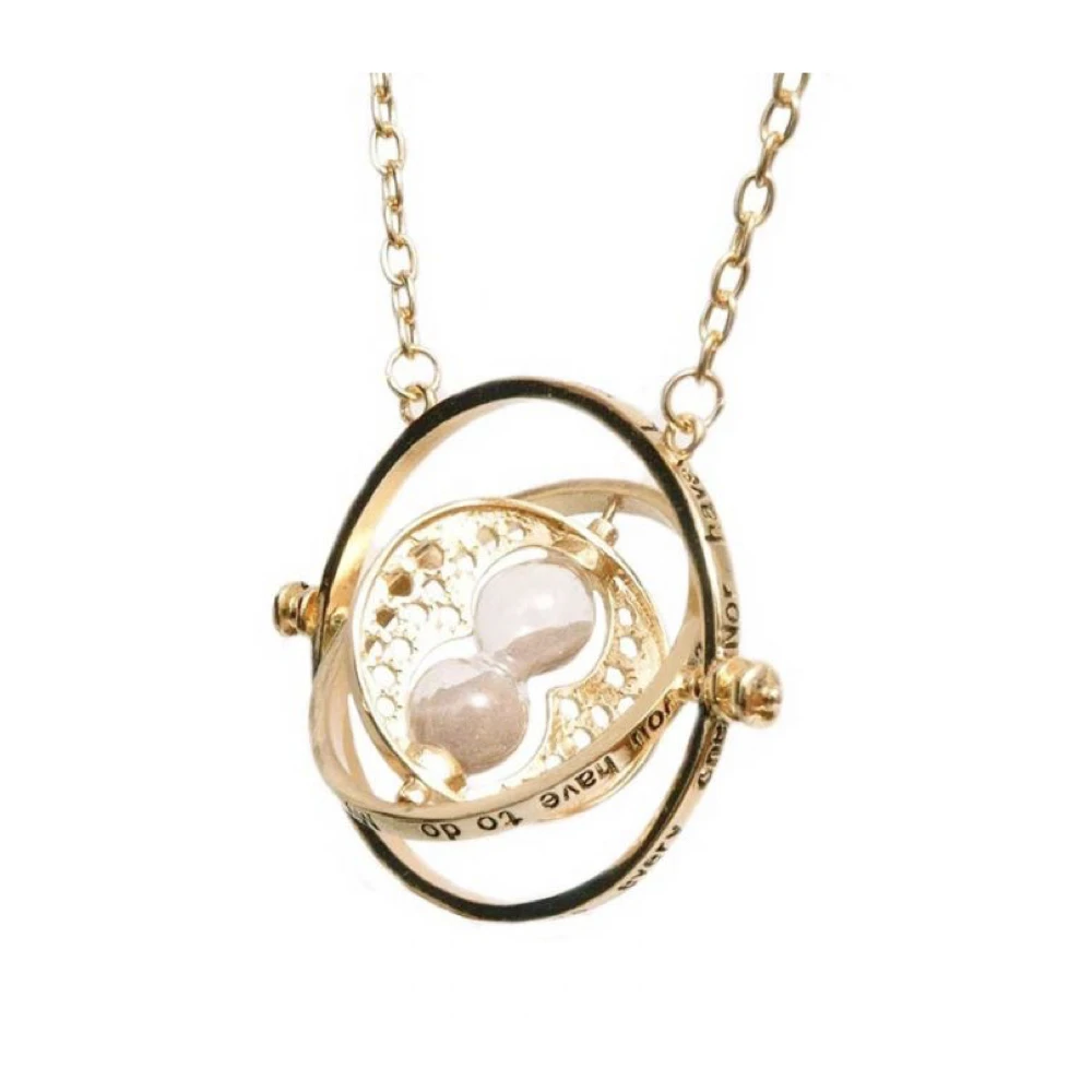 Amazon.com: Harry Potter Gold Plated Time Turner Necklace : Clothing, Shoes  & Jewelry