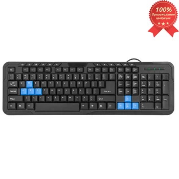 

Wired keyboard DEFENDER HM-430 RU, black, full size
