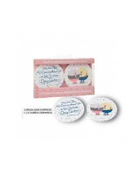 

COASTERS MAGNETIZED "WITH CLOSED EYES AND DREAMS AWAKE".