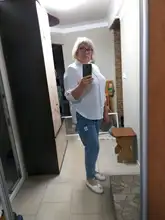 Pantalones vaqueros elásticos para mujer, Jeans de talla grande 4XL, 5XL, con cordones, elásticos, con parche de cintura, puños Vaqueros