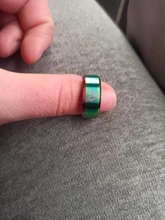 Asjerrya-anillo de acero inoxidable con diseño de alas de la libertad, anillo negro de ataque a Titan, plateado, para mujeres y hombres