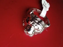 Punk personalidad de los hombres anillo de tigre de los hombres exquisita joyería de titanio anillo de acero (tamaño: 8-11)