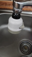 Zhangji 3 Grifo de modos aireador de 360 grados de rotación Flexible WaterSaving de filtro de alta presión adaptador de accesorios de cocina