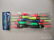 10 unids/lote pesca Float de boya Bobber palo aparejos de pesca Vertical 1g 2g 2,5g 4g 5g tamaño de mezcla de Color para accesorios de pesca de la carpa