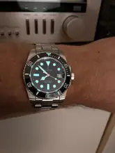 Luxury Men Watch Sw200-Bracelet Cronos Diver Ceramic Stainless-Steel Rotating-Bezel Water-Resistant