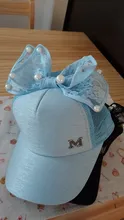 Mesh-Cap Snapback Sun-Hat Spring Rabbit-Ear Girls Kids Children Cute Summer Pearl Big-Bow