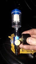 pistola de pintura, manómetro de regulador de aire + herramienta de filtro de trampa de agua en línea + adaptador JP/EU/US, herramientas neumáticas, accesorios para aerografo