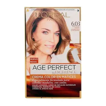 

Permanent Anti-Ageing Dye Excellence Age Perfect L'Oreal Expert Professionnel Dark blonde
