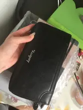 Baellerry-Bolso largo con grabado de nombre para hombre, billetera de mano, negocios, gran capacidad, alta calidad