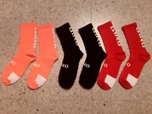 Nuevo Calcetines de calcetines de hombre para correr deporte de senderismo Calcetines de fútbol de función de compresión calcetines de la rodilla de alta