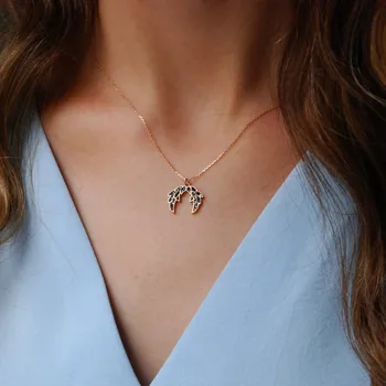 

Angel Wing Roz Gold Necklace 05-336-9KLY486