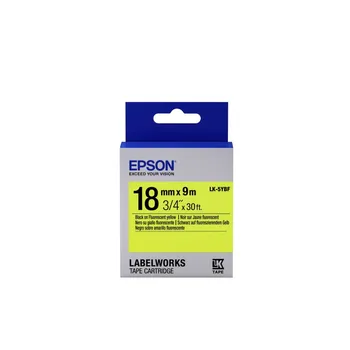 

Epson fluorescent Tape-LK-5YBF Black/fluorescent yellow 18/9