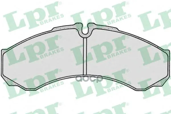 Колодки Тормозные Iveco Daily I 96-/Ii 02- Передние Lpr 05p684 Lpr арт. 05P684