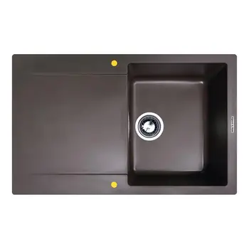 

Kitchen sink Zigmund & shtain rechteck 775 Swiss chocolate brown granite