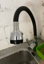 Cromo pulido negro 360 giratorio único cocina Cuenca del grifo frío y caliente grifo mezclador de agua Torneira montado cubierta