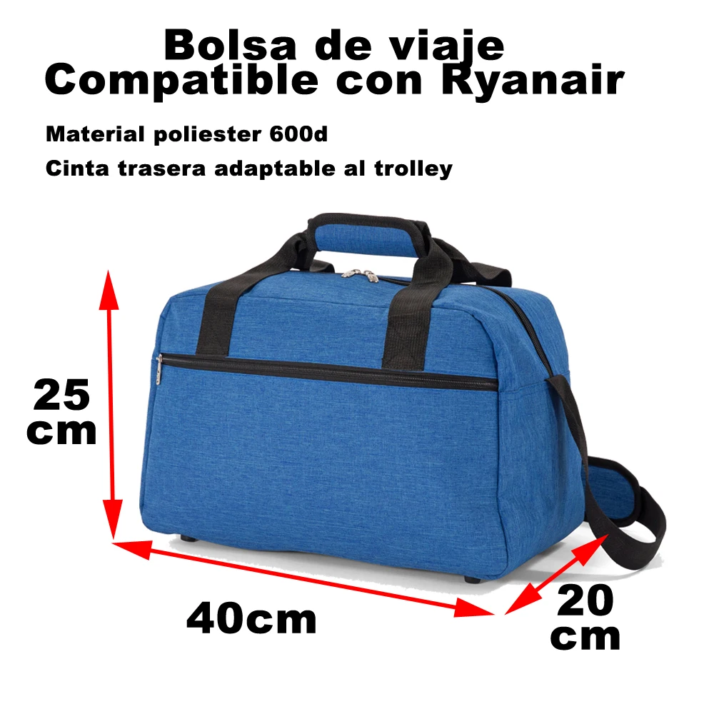 Benzi Bolsa De Perjalanan 40X25X20 Cm BZ5528 Tamaño Equipaje De Mano  Ryanair - AliExpress Bagasi \u0026 Tas