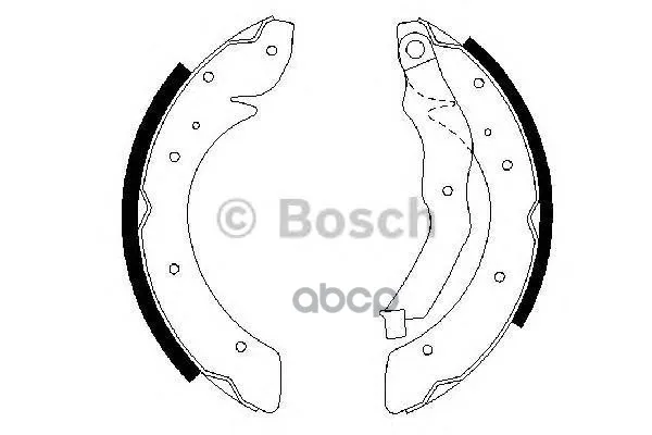 Колодки Тормозные Барабанные Bosch арт. 0986487528
