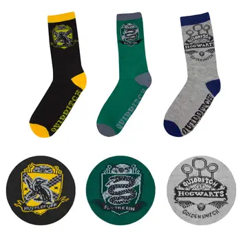 

Set 3 socks Quidditch Hogwarts Harry Potter