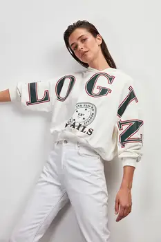 

Trendyol Printed Knitted Sweatshirt TWOAW20SW0588