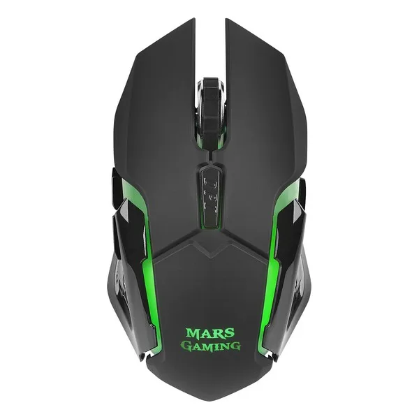 Светодиодный игровой мышь Mars Gaming MMW 3200 точек/дюйм черный