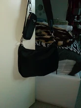 Bolso cruzado a la moda para mujer, bandolera de un solo hombro, impermeable, tela Oxford, sencillo, para tarjetas