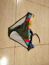 Bañador con almohadilla de realce para hombre, traje de baño estampado, calzoncillos de cintura baja, bañadores de secado rápido, ropa de playa