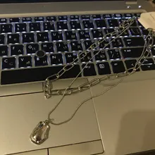 Collar con colgante de serpiente de Color dorado Vintage Punk para mujer, cadena gruesa multicapa de Hip Hop, collar con retrato de moneda, joyería