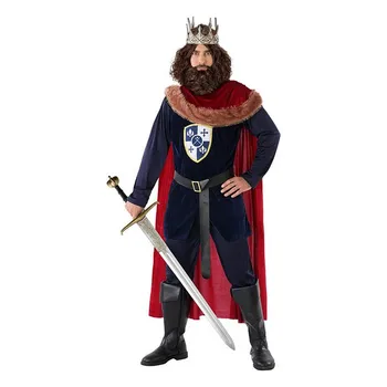 

Costume for Adults 113893 Medieval king Navy blue Red