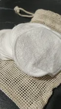 Almohadillas de algodón de bambú reutilizables, almohadilla lavable para quitar maquillaje, limpiador de piel Facial Suave, herramienta de belleza para el cuidado de la piel, 5/8/25 Uds.
