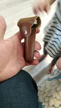 Navaja de afeitar de viaje CASO DE funda, soporte Manual maquinilla de afeitar de doble filo afeitar de cuero de la PU