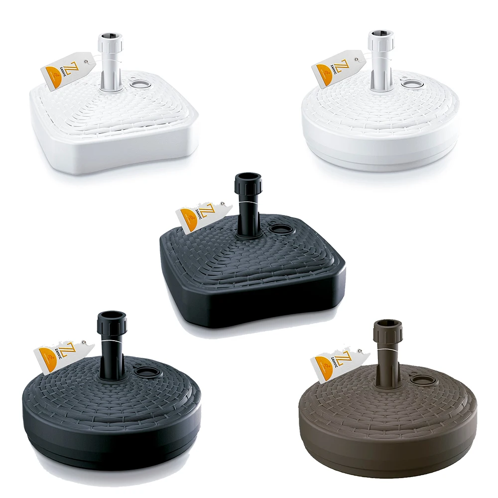 ZANVIC umbrella Bases made of high quality polyethylene with refillable capacity of 18 litres