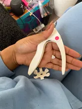 Cortaúñas en forma de U de corte plano blanco, tijeras de uñas postizas francesas, pinzas, herramientas de manicura, recortadores Nail Art de una palabra