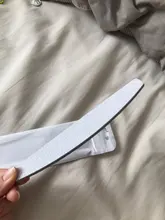 Lima de uñas en forma de media luna, pulidor lavable, lijar y pulir, pedicura, herramientas de arte de uñas, 1 ud.