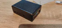 Case Raspberry Pi Enclosure Pi 4 Cooling Shell Black for Dark-Gray 4-Model Heat-Dissipation