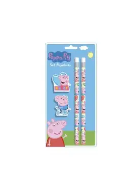 

STATIONERY SET 4 PCS PEPPA PIG