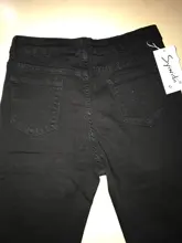 Gray Jeans Pencil-Pants Stretch Skinny Black High-Waist Korean Plus-Size Fashion Woman
