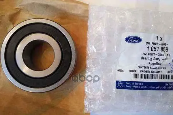 Подшипник Кпп Ford FORD арт. 1051859