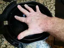 MIUI-freidora de aire inteligente de 3,8l, horno eléctrico sin aceite, tostadora doméstica, deshidratador con luz LED táctil, máquina para patatas fritas
