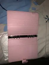 Carpeta de archivos recargable para Notebook, funda para Bloc de notas, carpeta de cuero, suministros de oficina, novedad